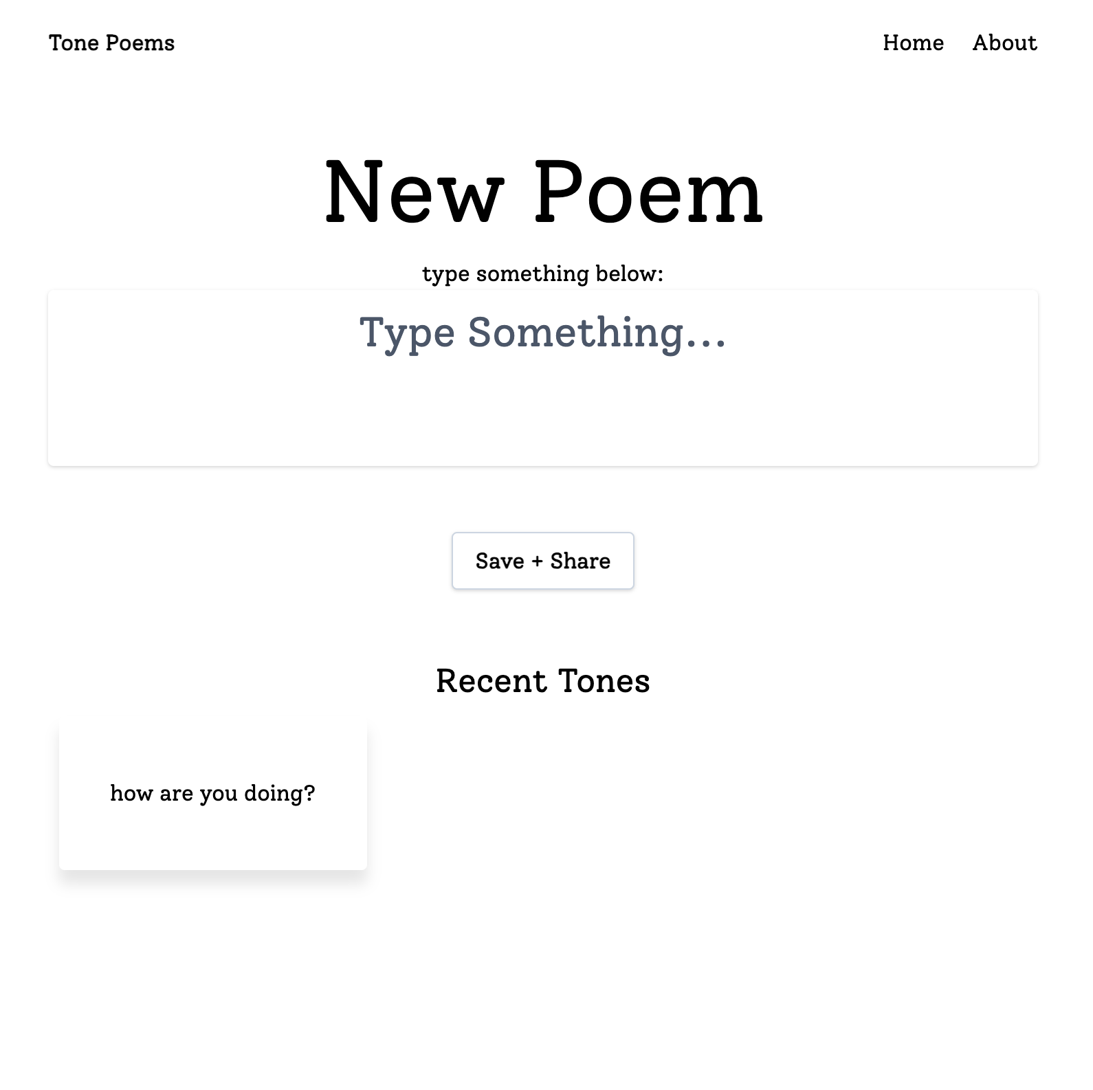 Tone Poems